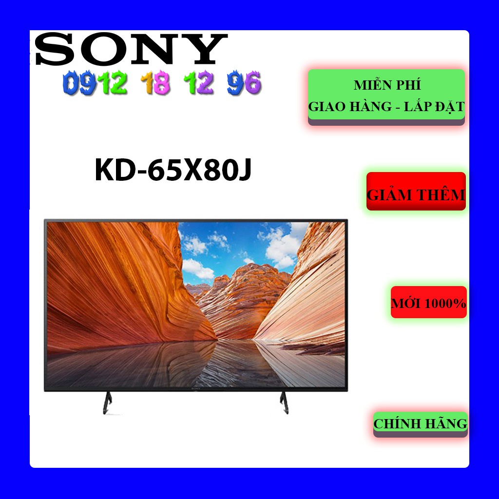 FREESHIP _ Android Tivi 4K Sony KD-65X80J 65 inch - KD-65X80J/S