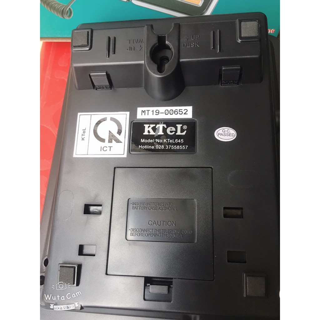 ĐIỆN THOẠI CỐ ĐỊNH BÀN PHÍM TO KTEL 645 - BH 12 tháng