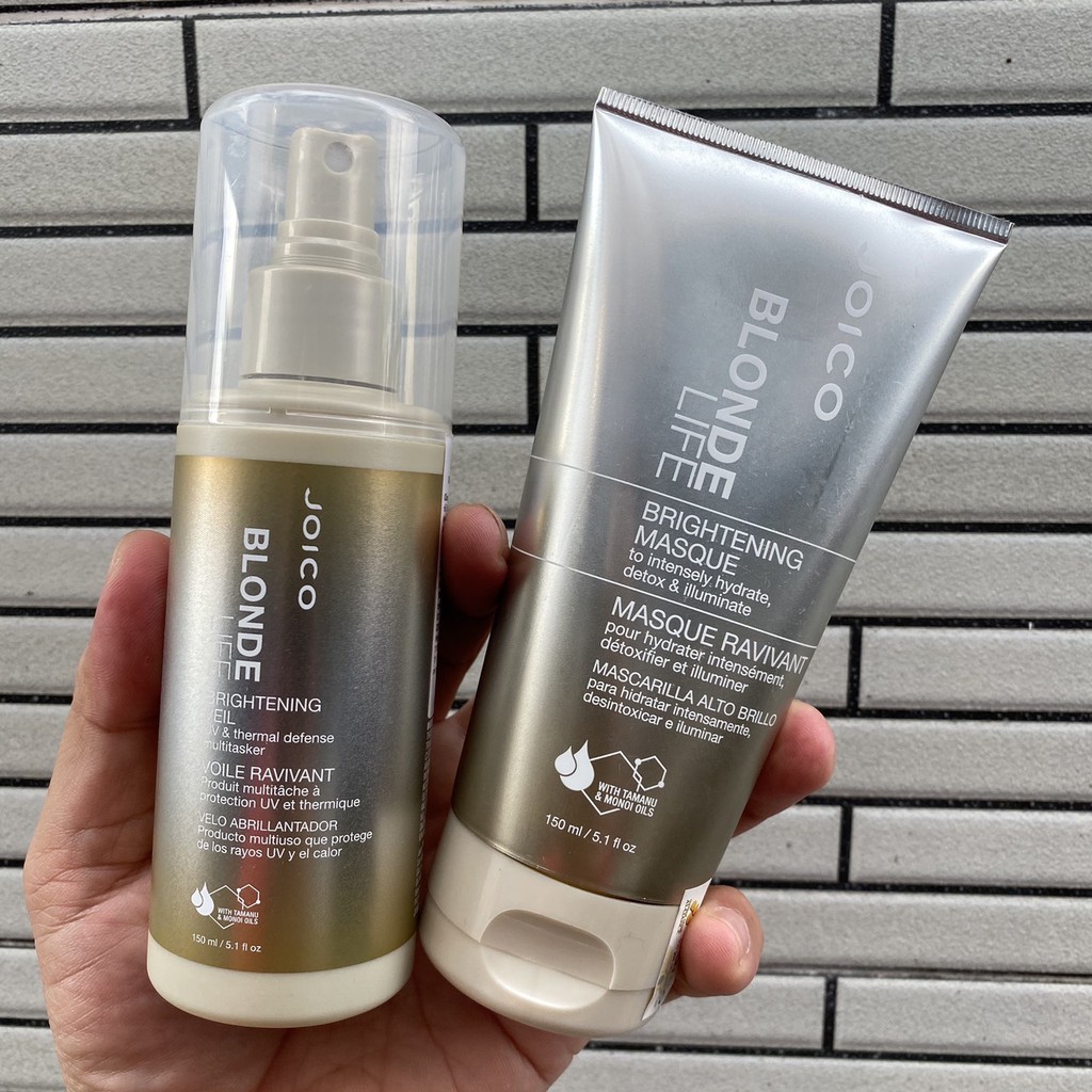 🇺🇸 Hấp dầu dành cho tóc tẩy JOICO Blonde Life Brightening Masque 150ml