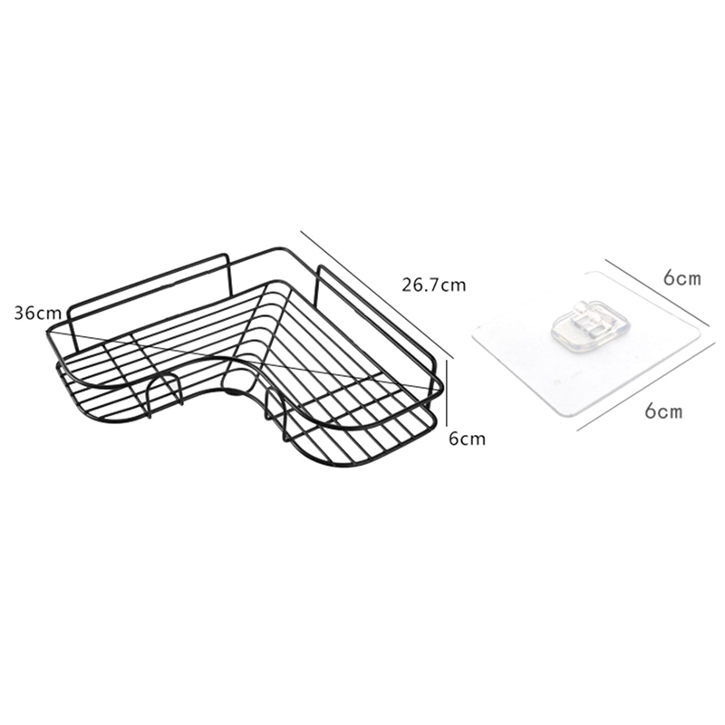 Giá Để Đồ Gắn Góc Tường Nhà Tắm Tiện Lợi