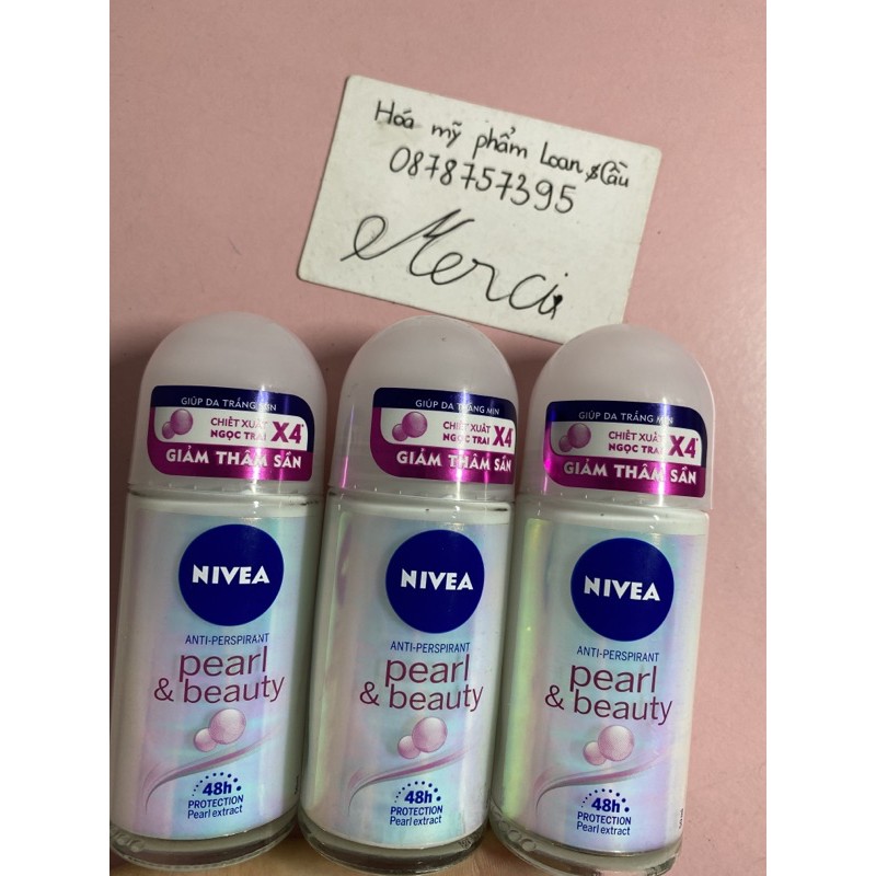 Lăn Nivea nữ Ngọc Trai 50ml Thái Lan