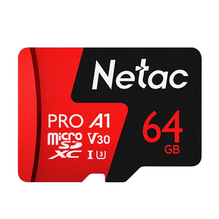 Thẻ Nhớ MicroSD Netac 64gb tốc độ Class 10 chuyên dụng dành cho Camera và Điện thoại