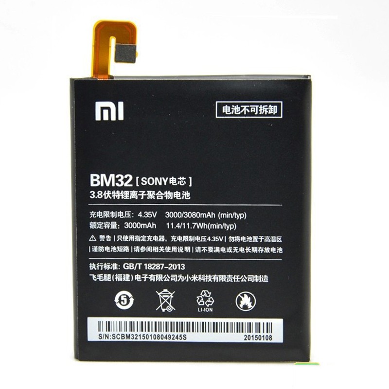 Pin xiaomi mi4 BN 32 dung lượng cao 3000 mah zin chính hãng
