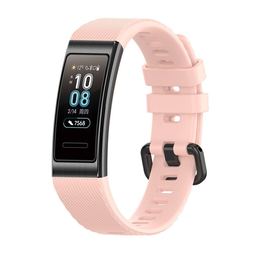 Dây Đeo Thay Thế Bằng Silicone Mềm Cho Đồng Hồ Thông Minh Huawei Band 3 / 3 Pro