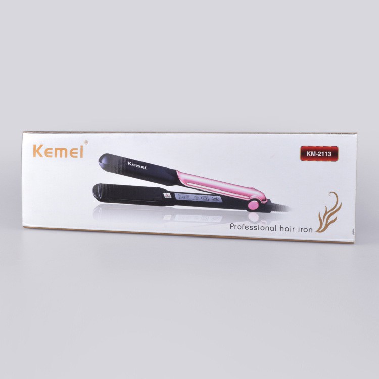 Máy duỗi tóc cao cấp Kemei 2113 điều chỉnh nhiệt bảo hành 12 tháng