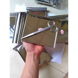 (trọn bộ) Kéo và khay đếm thuốc lớn