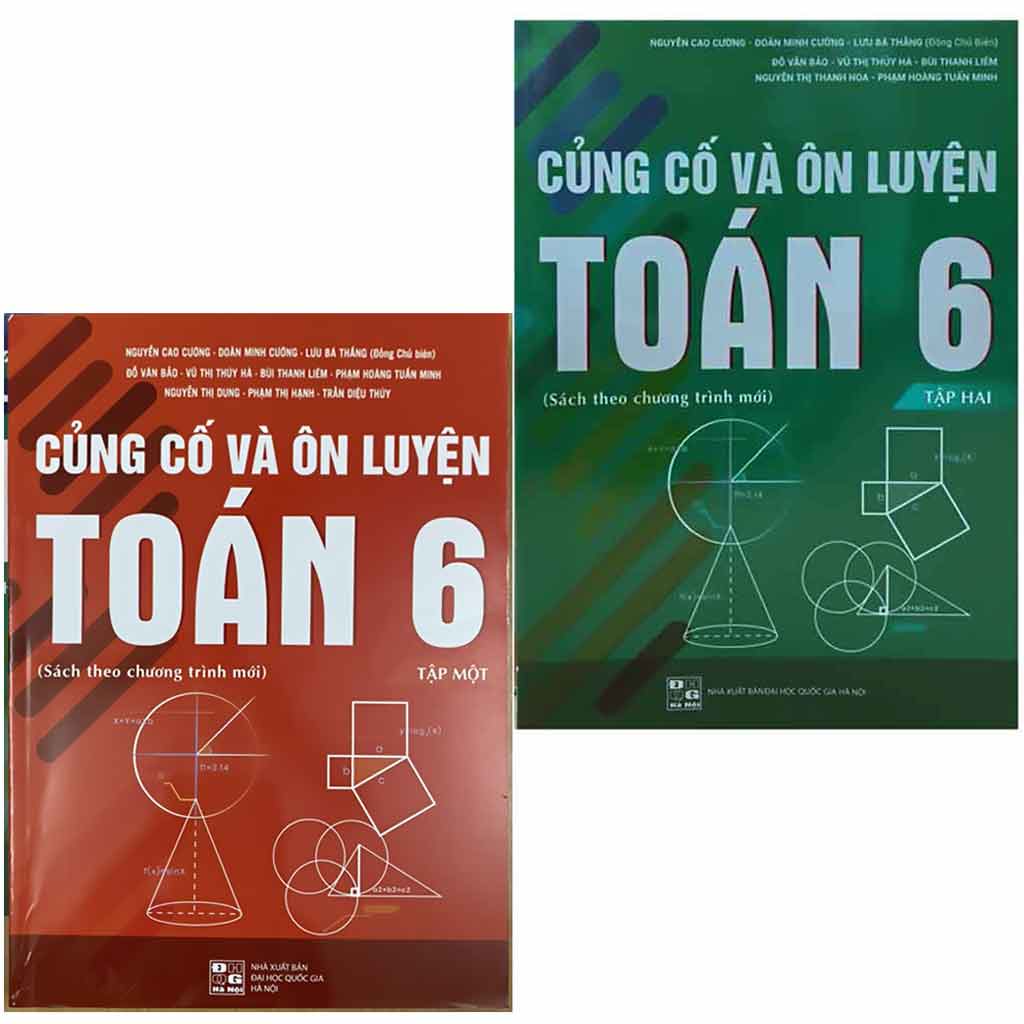 Combo Sách: Củng Cố Và Ôn Luyện Toán 6 (Tập 1 + Tập 2) - (Sách Theo Chương Trình Mới)