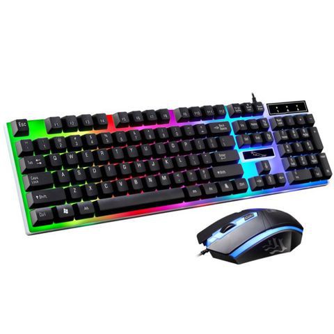 Bộ bàn phím và chuột G21/G21B chuyên Game Led 7 màu + LÓT