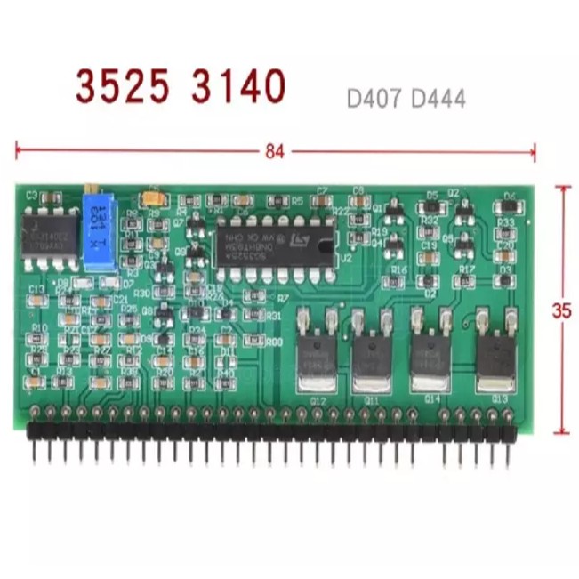 Bo mạch điều khiển máy hàn ic 3525 có 4 fet Bo mạch máy hàn