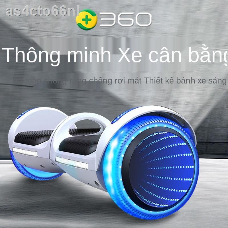 Xe thăng bằng thông minh 360 đạp điện dành cho trẻ em Người lớn đi hai bánh Somatosensory tự song học sinh