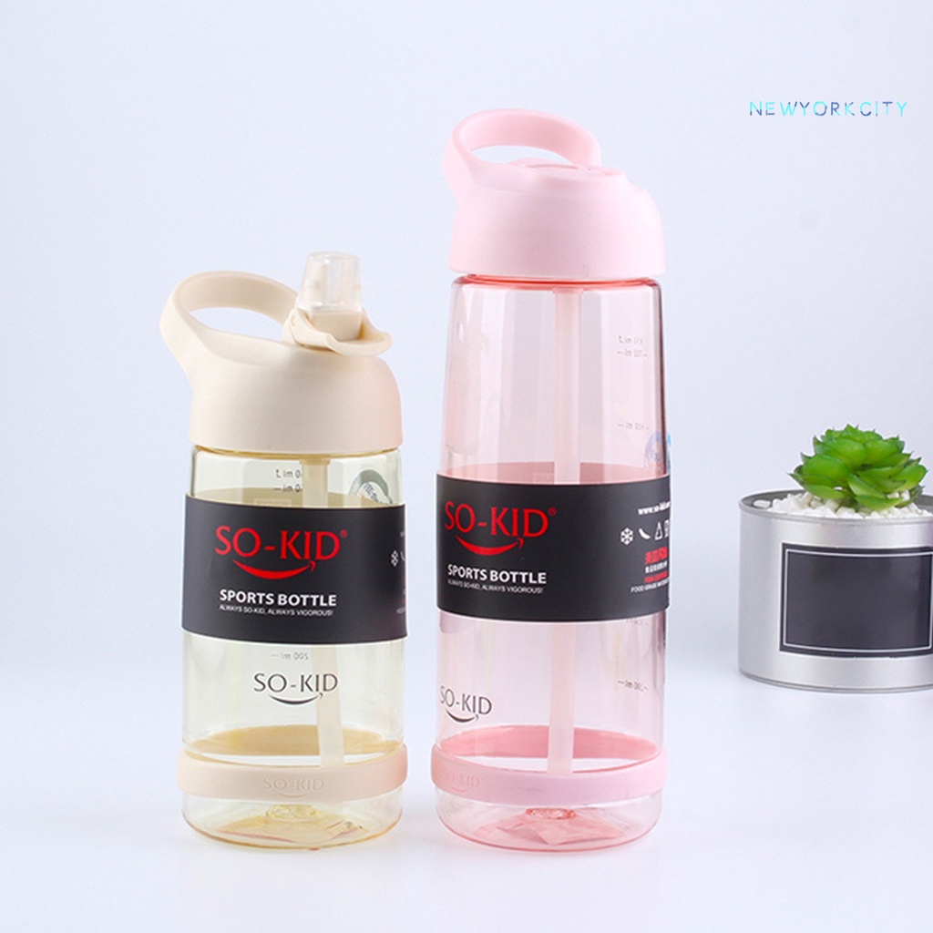 Bình Nước Thể Thao Dung Tích Lớn Có Tay Cầm Và Ống Hút Tiện Dụng