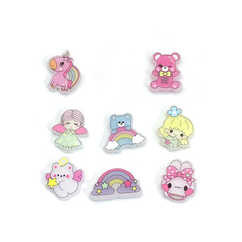 Túi 10 ticker, charm thiên thần Sunny loại đẹp