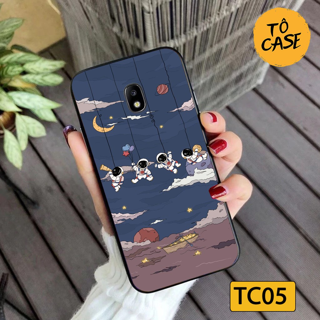 Ốp lưng điện thoại Samsung J2 Pro / J3 Pro / J5 Pro / J7 Pro / J7 Plus in hình phi hành gia vũ trụ cá tính hot nhất năm