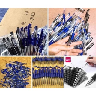 SÉT 100 BÚT BI NƯỚC XANH ĐEN