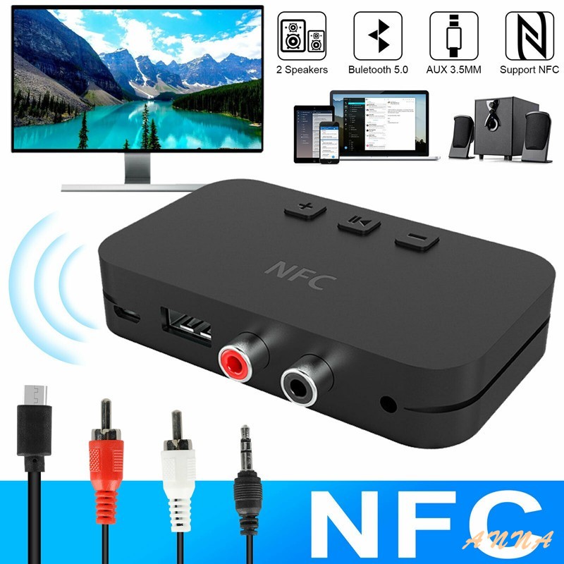 Thiết Bị Nhận Tín Hiệu Âm Thanh Bluetooth 5.0 U Disk Nfx Kết Nối Rca 3.5 Aux Jack