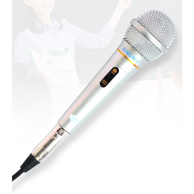Mic Hát Karaoke XINGMA AK-319 - Thế hệ mới cho âm thanh sống động, Sử Dụng Cho Loa Kéo - Ampli- Tivi Chống Hú-Chống Rè