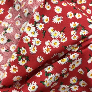 Vải Thô Lụa 100% cotton, ko dày ko mỏng, mát, vải may bộ mặc nhà, váy thời trang khổ 1,5m