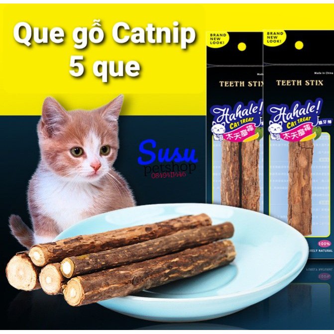 Catnip Bạc Hà cho Mèo gặm sạch răng thơm miệng