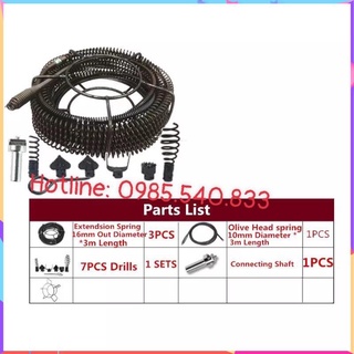 Dây thông tắc cống dài 15M ( phi 16 )