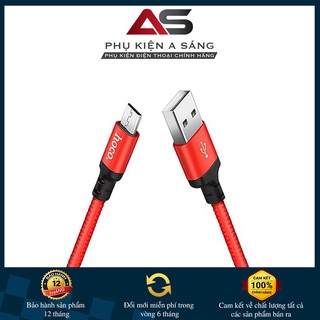 Cáp Sạc HOCO X14 Dài 2m [Chính Hãng HOCO Bảo Hành 12 Tháng]