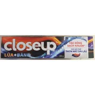 Kem Đánh Răng Closeup LỬA BĂNG 180g. Mới
