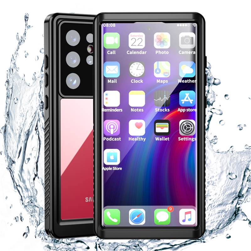 360° Ốp Điện Thoại Bảo Vệ Toàn Diện Chống Thấm Nước/Bụi Cho Samsung Galaxy S22/S20 Plus/S20 Ultra