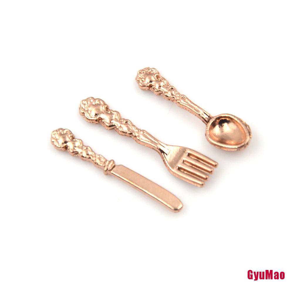 Bộ 12 Dụng Cụ Nấu Ăn Tỉ Lệ 1:12 Độc Đáo Trang Trí Nhà Búp Bê