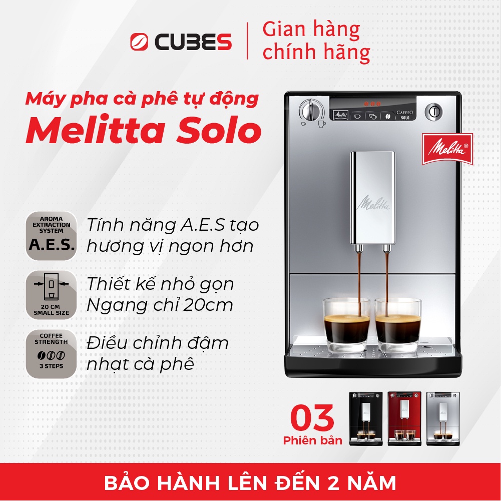 Máy pha cà phê tự động Melitta Caffeo Solo - Nhập khẩu từ Đức