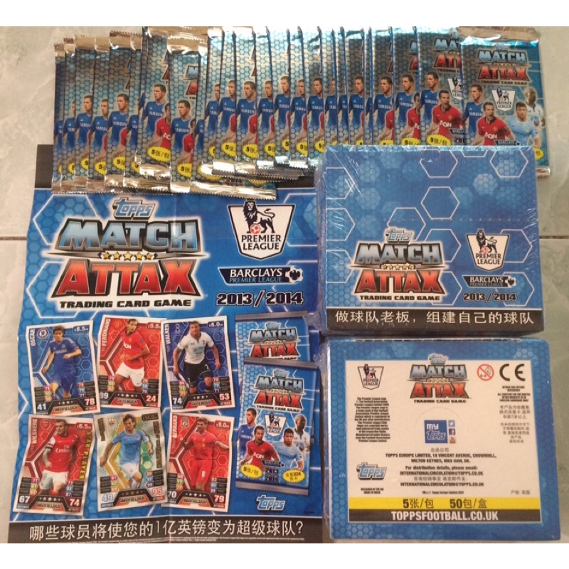Pack Match Attax 13/14 x custom