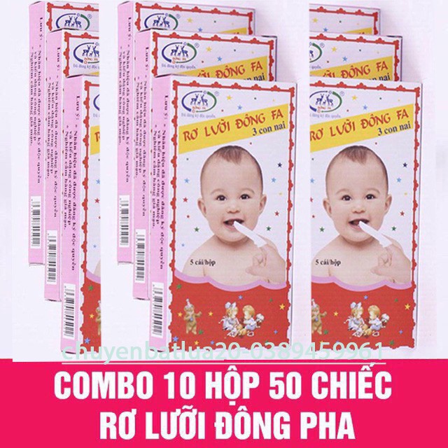 Rơ Lưỡi Đông Fa chính hãng(10 hộp 50 cái) siêu rẻ siêu thấm nước