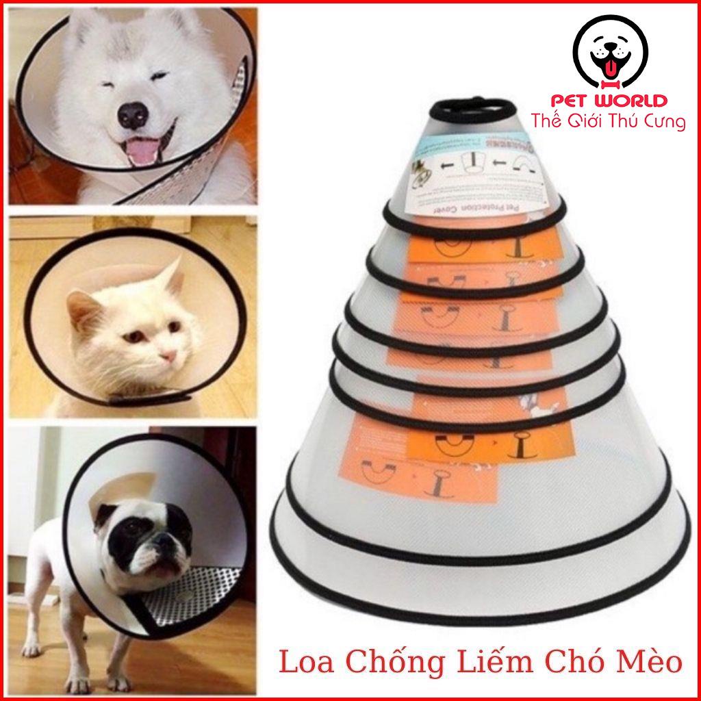 Loa đeo cổ chống liếm cho chó mèo