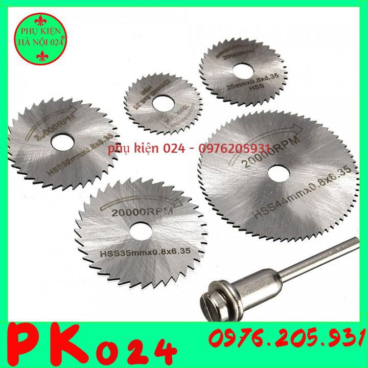Bộ Lưỡi Cắt Đa Năng 7 Món 6 Lưỡi Cắt và 1 Trục Cắt 3.2mm Chất Lượng Cao