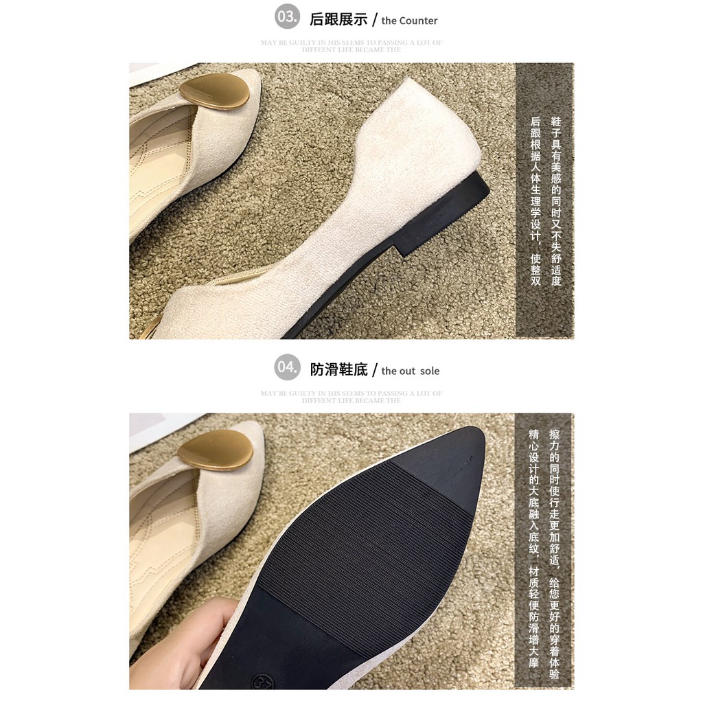 Giày Búp Bê Mũi Nhọn Thời Trang Hè 2019 Cho Nữ | BigBuy360 - bigbuy360.vn