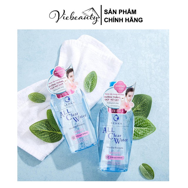 Nước Tẩy Trang Dưỡng Trắng Senka Micellar All Clear Water White 230ml - Viebeauty | BigBuy360 - bigbuy360.vn