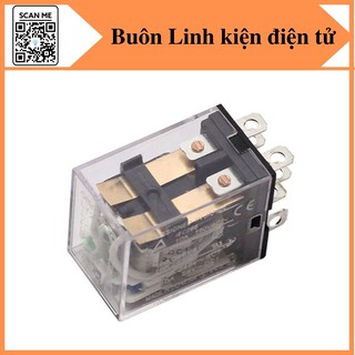 Relay omron 24v 8 chân, rơ le 24v, relay trung gian 24v