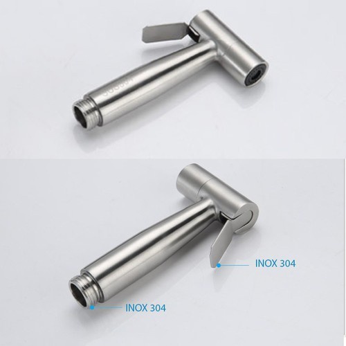 Vòi xịt vệ sinh,vòi xịt tolet tăng áp inox tiện ích