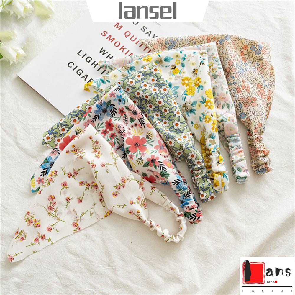 Băng Đô Turban Co Giãn In Hoa Phong Cách Vintage Thời Trang Mùa Hè Cho Nữ