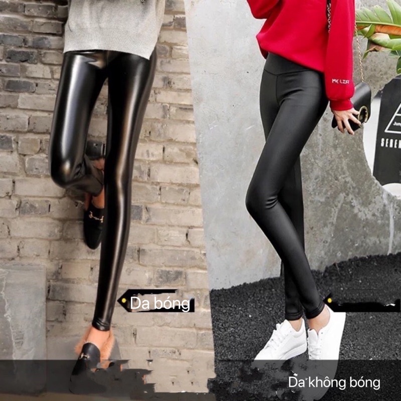 ♙☸❀Siêu phẩm Quần da lót lông loại bóng và không hàng QCCC