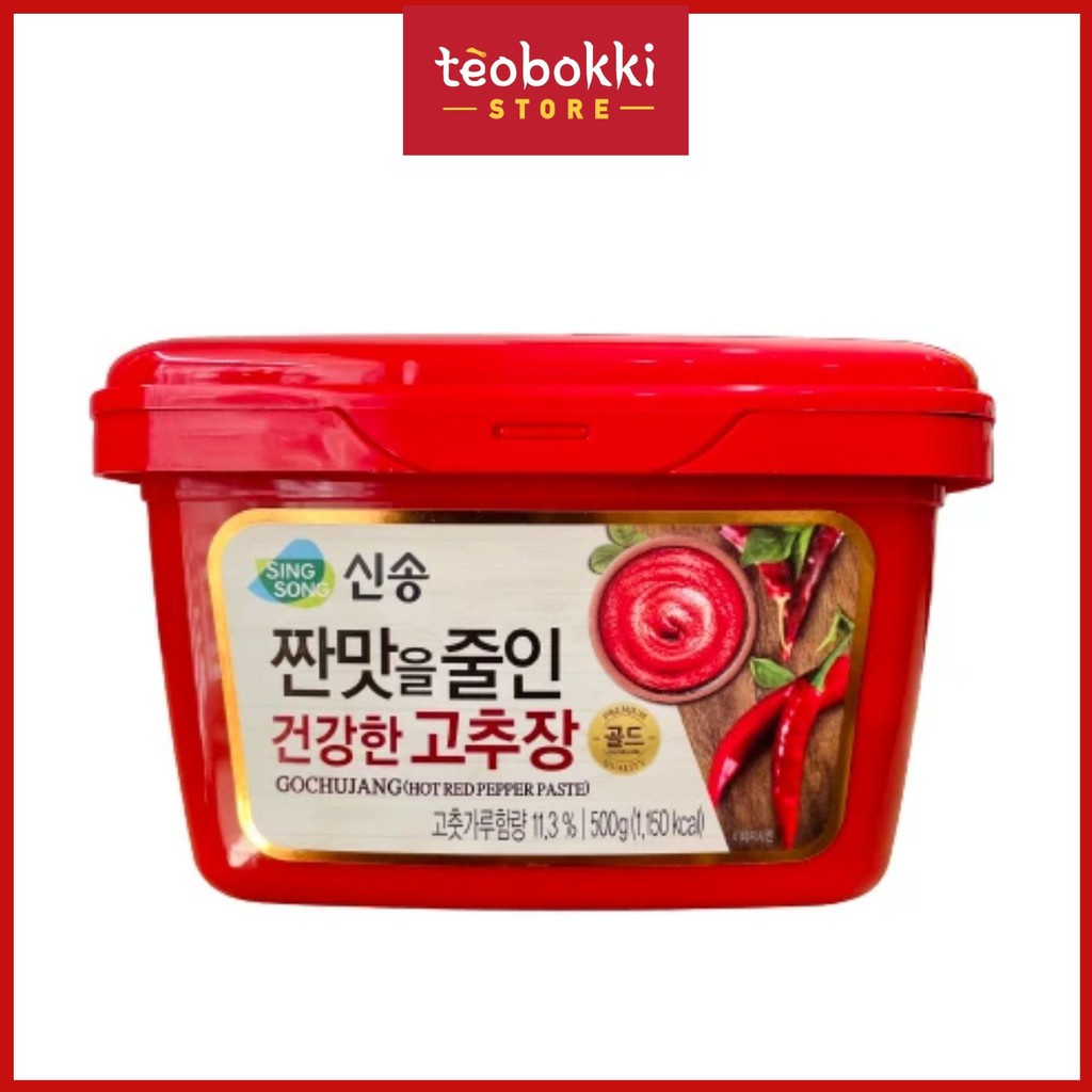 Tương ớt Hàn Quốc gochujang ít mặn Singsong 500g