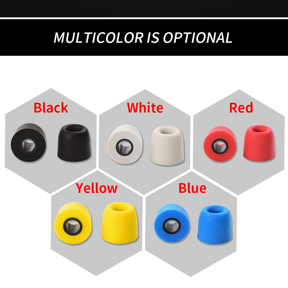 Set 10 Cặp Nút Bọc Đầu Tai Nghe Bằng Xốp 5 Màu T400 P7Fv | BigBuy360 - bigbuy360.vn