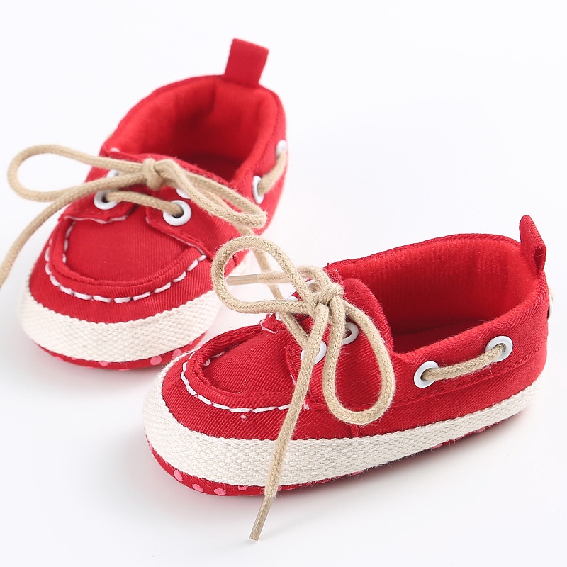 Giày Vải Denim Đế Mềm Cho Bé Sơ Sinh