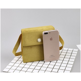 Túi Vuông Da Lộn Cá Tính