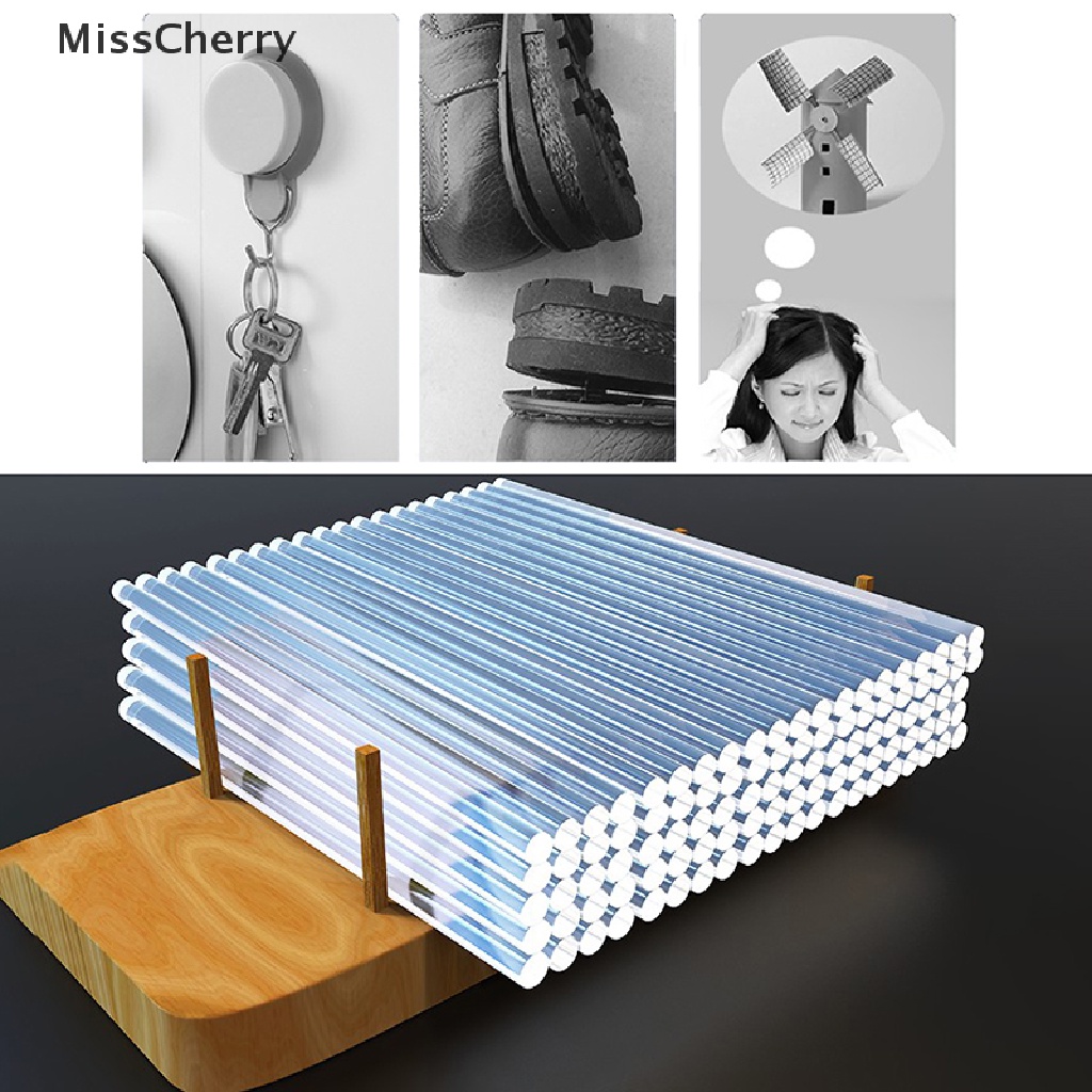 Set 10/20 que keo nóng chảy màu trắng dùng để sửa chữa album thủ công