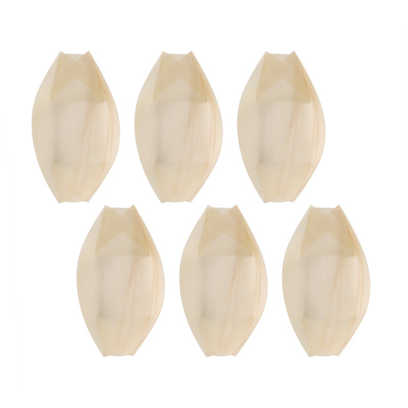 Bộ 50 chén gỗ 11cm x 6.5cm có thể phân hủy được