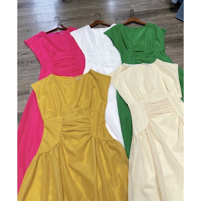 Váy lưới đan eo Kèm hoa siêu xinh