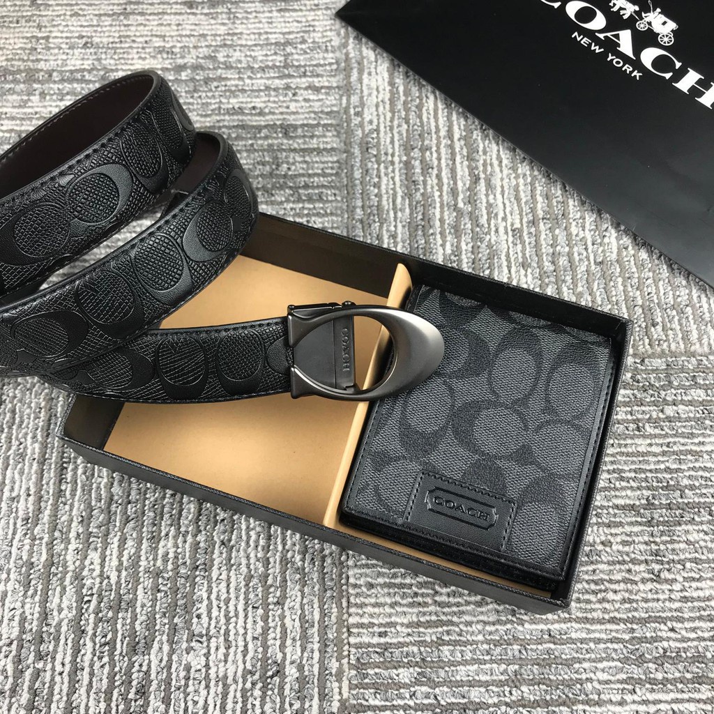 Ví Nam Coach + Thắt Lưng / Hai Trong Một