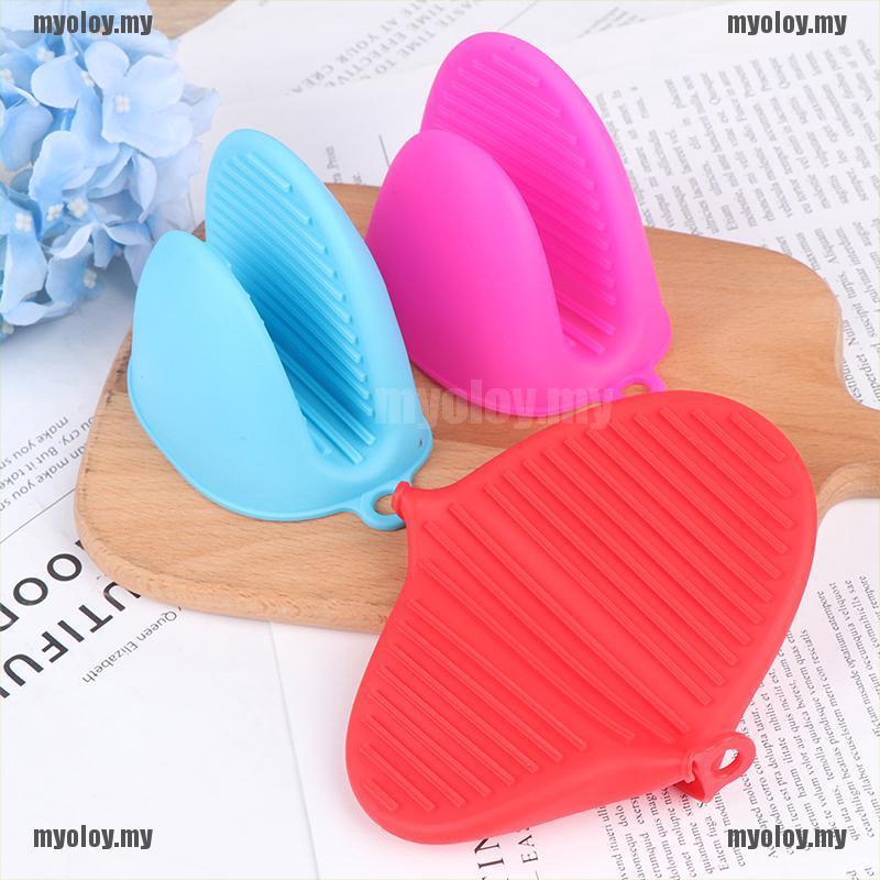 1 Miếng Nhấc Nồi Cách Nhiệt Bằng Silicone Dùng Cho Lò Vi Sóng