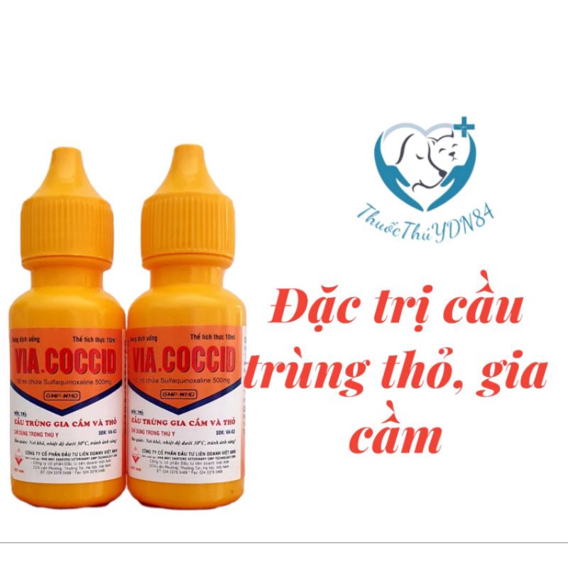 VIA COCCID LỌ 10ML CẦU TRÙNG GÀ THỎ