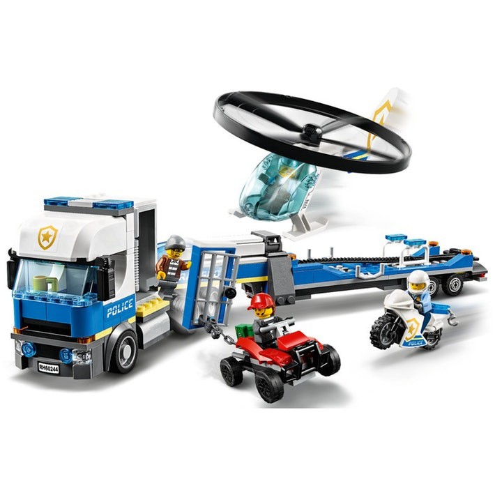 LEGO® City 60244 Trực Thăng Vận Tải Cảnh Sát - 317 chi tiết