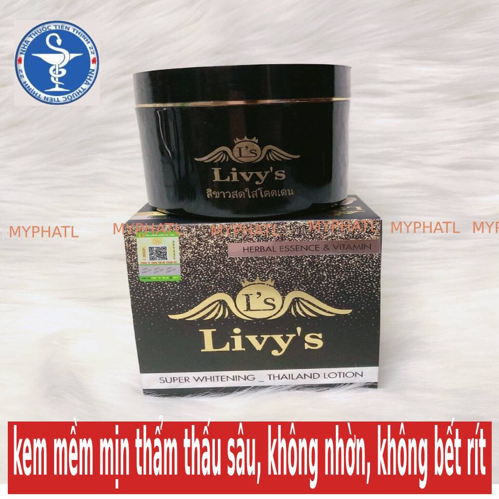 Kem dưỡng trắng da body Livy's . Super White_THAILAN LOTIN 60+++